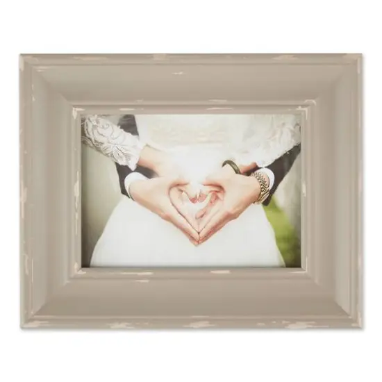 DII&reg; Antique Stone Distressed 5" x 7" Farmhouse Picture Frame {6}