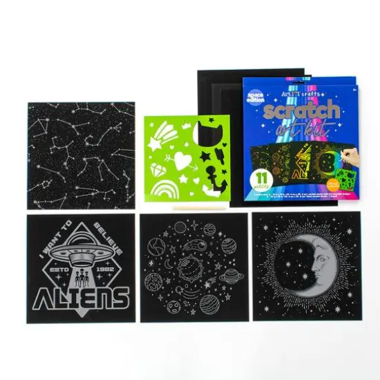 Art 101 Scratch Art Kits, 3 Packs of 11 {6}