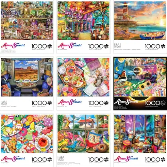 Assorted Aimee Stewart 1,000 Piece Puzzle {1}