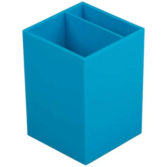 JAM Paper Plastic Pen Holder Blue {1}