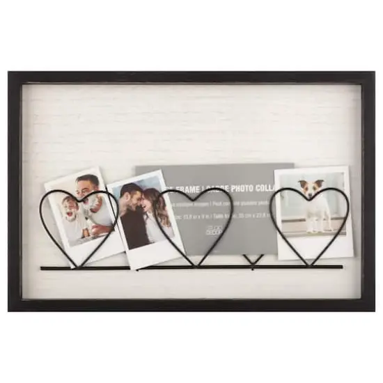 5 Opening Black Wire Heart Collage Frame by Studio D&eacute;cor&reg; {1}