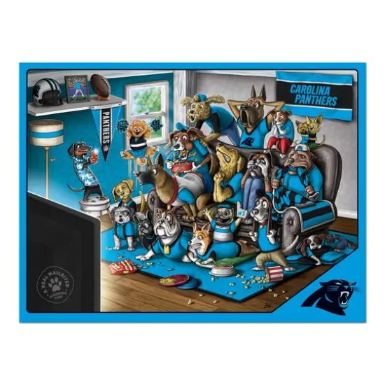NFL Purebred Fans A Real Nailbiter 500 Piece Puzzle Carolina Panthers {5}