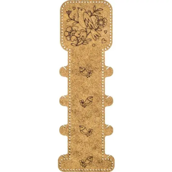 Wonderland Crafts Bird Embroidery Blank Wood Organizer {4}