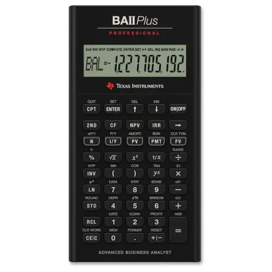 BA II Plus Professional Financial Calculator {1}
