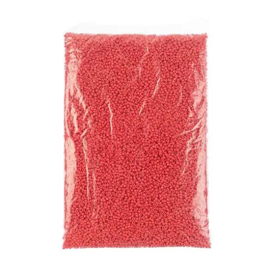 John Bead Terra Intensive 8/0 Czech Glass Seed Beads, 500g Red Matte {3}