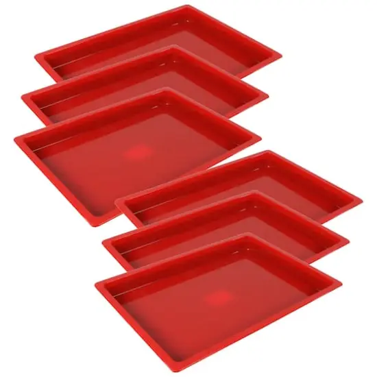 Romanoff&reg; Medium Creativitray&reg;, 6ct. Red {1}