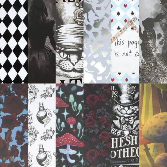 12" x 12" Alice's Adventures Paper Pad by Recollections&trade;, 24 Sheets {3}