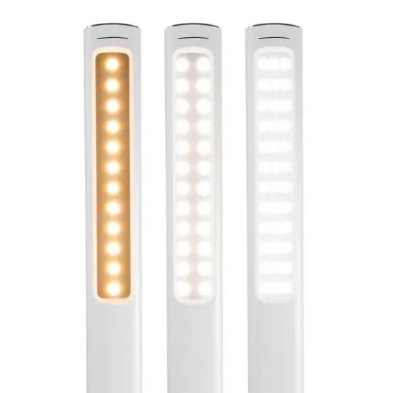 OttLite Wellness Series 26" White Emerge LED Desk Lamp {6}