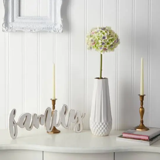 Multicolor Hydrangea Artificial Flower Stem, 3ct. {4}