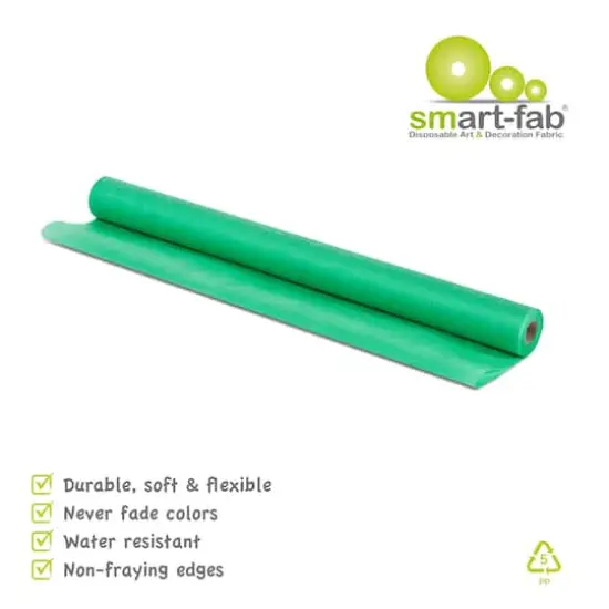 Smart-Fab&reg; 24" x 18" Art & Decoration Fabric Roll, 3ct. Grass Green {6}