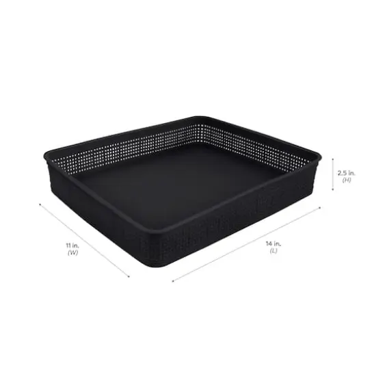 Simplify 5-Piece Organizing Basket Set Black {6}