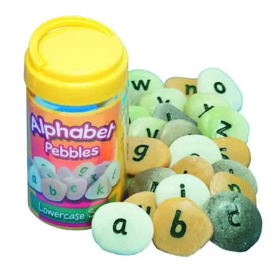 Yellow Door Lowercase Alphabet Pebble, 26ct. {1}