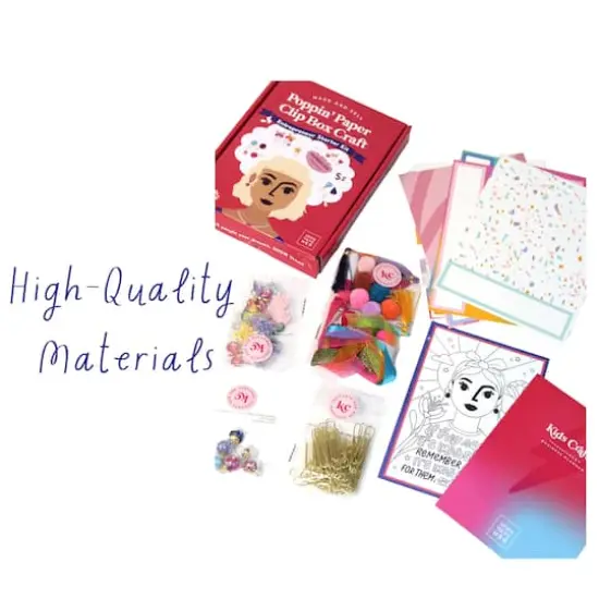 Kids Crafts Make & Sell Poppin' Paper Clip Box Craft Kit Business {4}