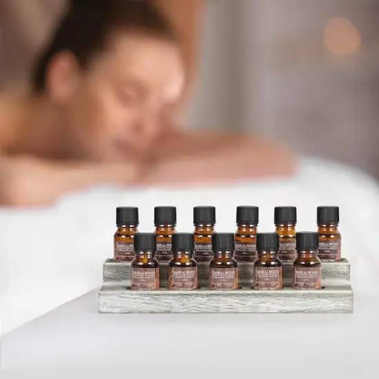 NEX™ Whitewash Essential Oils Storage Rack for 5, 10, 15, and 20mL Bottles, 2ct. {8}