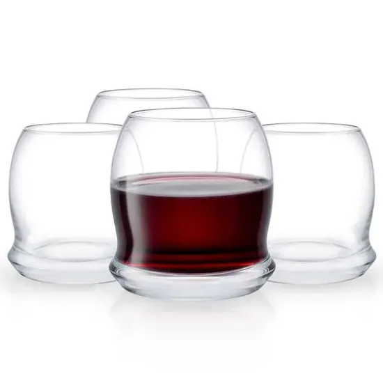 JoyJolt&reg; Cosmos Crystal Stemless Wine Glasses, 4ct. {1}