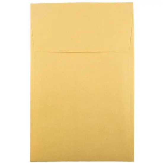JAM Paper A10 Gold Stardream Policy Metallic Invitation Envelopes {1}