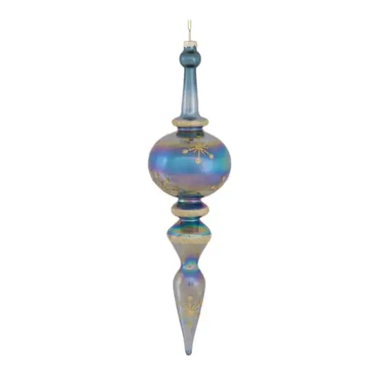 6ct. 13" Iridescent Glass Finial Drop Ornaments {4}