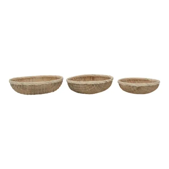 Hello Honey&reg; Hand Woven Decorative Bamboo Basket Set {1}