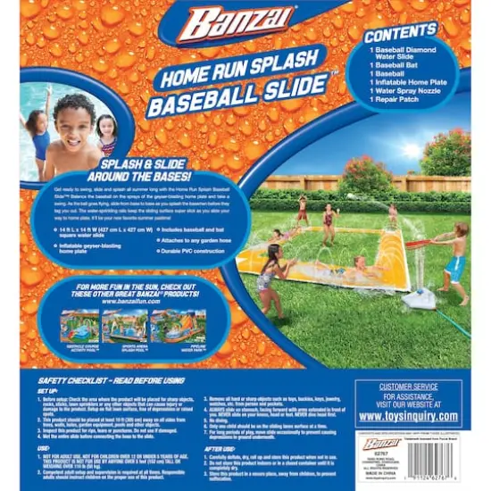 Banzai Homerun Splash Baseball Slide {5}