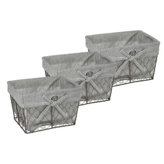 DII&reg; Small Chicken Wire Baskets, 3ct. Multi {2}