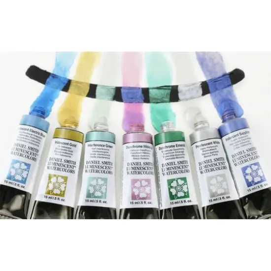 Daniel Smith Luminescent&trade; Watercolor Paint, 15mL Iridescent Gold {2}