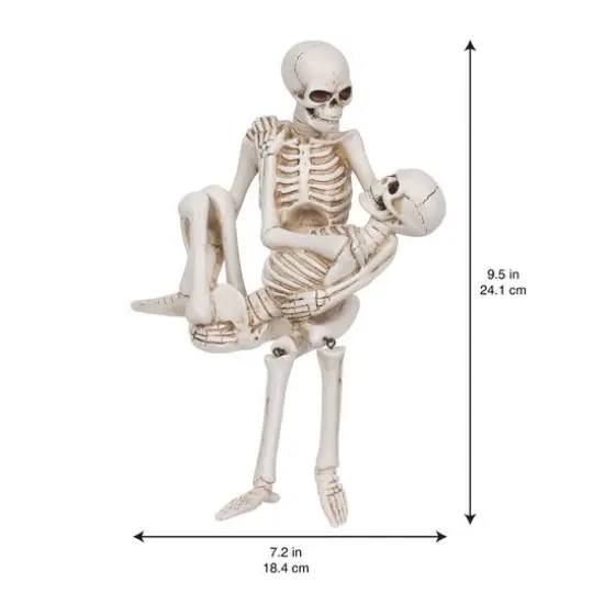 9.5" Skeleton Couple Hug Tabletop D&eacute;cor by Ashland&reg; {4}