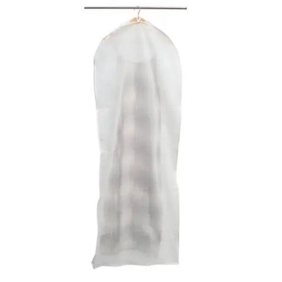 Organize It All Gusseted Clear Gown Bag {4}