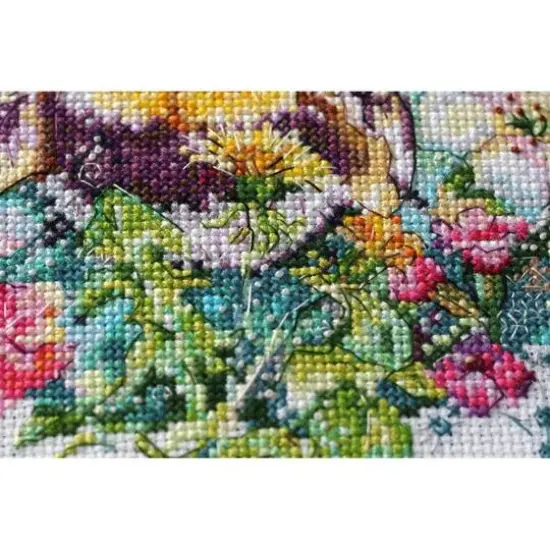 Abris Art Caramel Spider Web Cross-Stitch Kit {8}