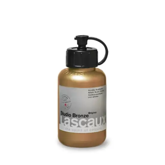 Lascaux Studio Bronze Acrylic Paint, 85mL Aluminum {2}