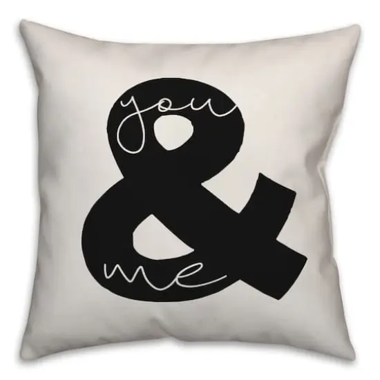 You & Me Throw Pillow {1}