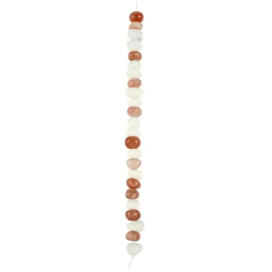 White Opal Glass & Sunstone Potato Beads, 12mm by Bead Landing™ {4}