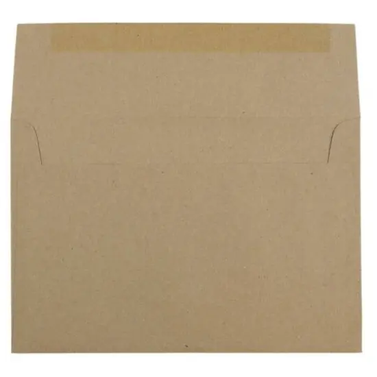 JAM Paper A10 Brown Kraft Recycled Invitation Envelopes {3}