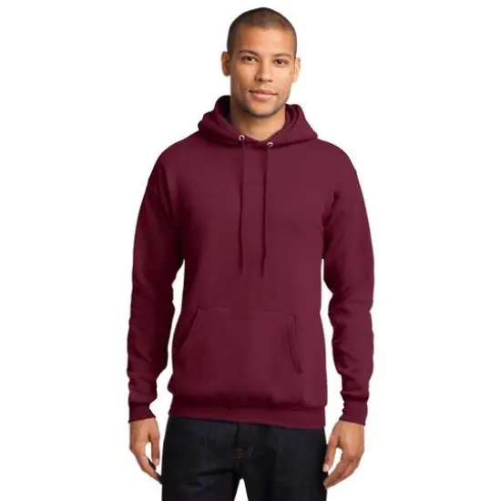 Port & Company&reg; Darks Core Fleece Pullover Hooded Sweatshirt Cardinal {4}