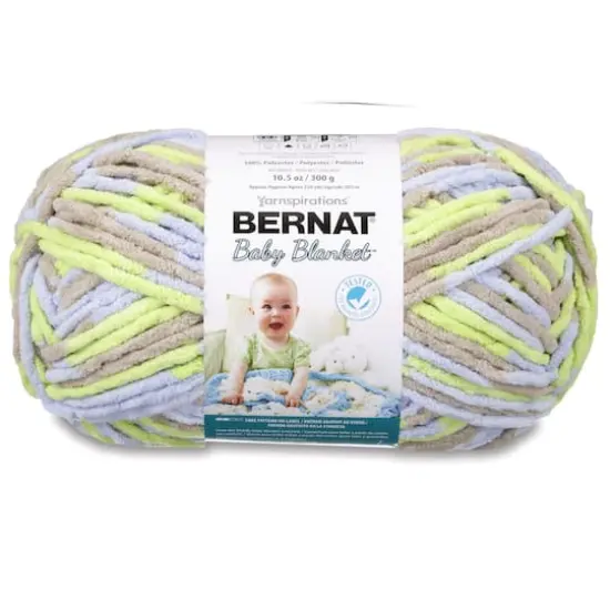 4 Pack Bernat&reg; Baby Blanket&trade; YarnLittle Boy Dove {1}