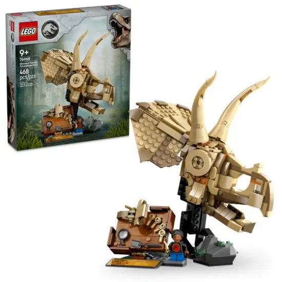 LEGO&reg; Jurassic World Dinosaur Fossils: Triceratops Skull Model Set 76969 {1}