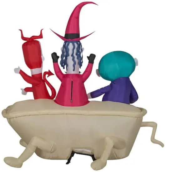 5.5ft. Airblown&reg; Inflatable Halloween Lock Shock and Barrel in Tub {3}