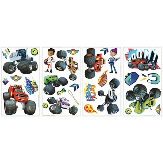 RoomMates Blaze & The Monster Machines Peel & Stick Decals {3}