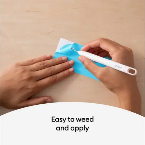 Cricut&reg; Permanent Cold-Activated Color-Changing Vinyl Light Blue/Turquoise {6}