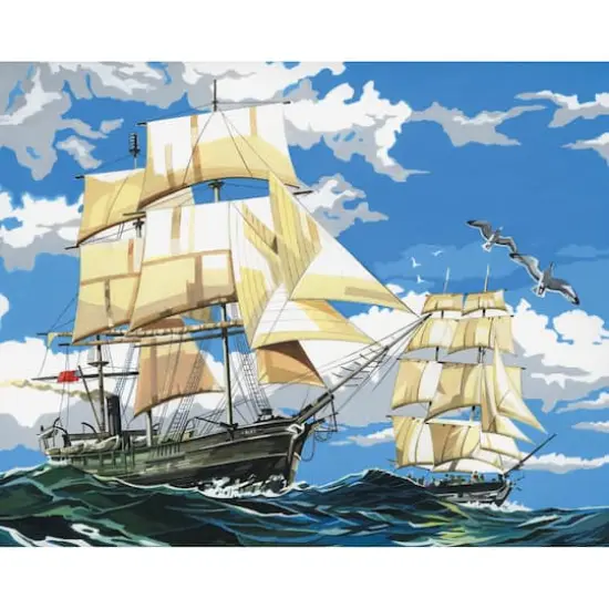 Royal & Langnickel&reg; Painting by Numbers&trade; Artist Canvas Series Sailing Ships Kit {1}