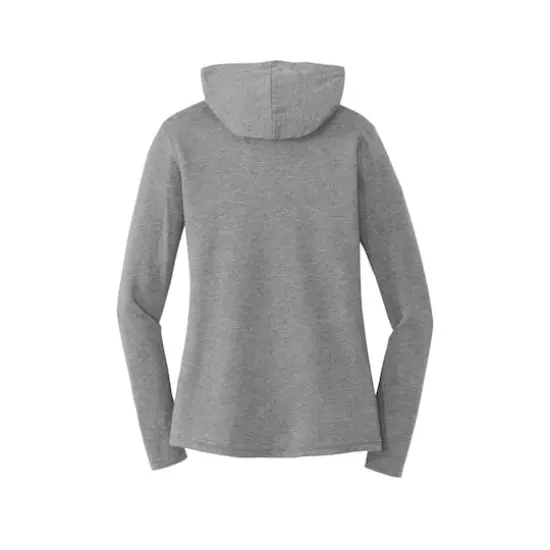 District&reg; Women's Perfect Tri&reg; Long Sleeve Hoodie Gray Frost {5}