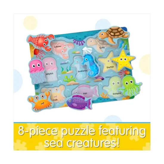 My First Lift & Learn Puzzle - Under the Sea: 8 Pcs {5}