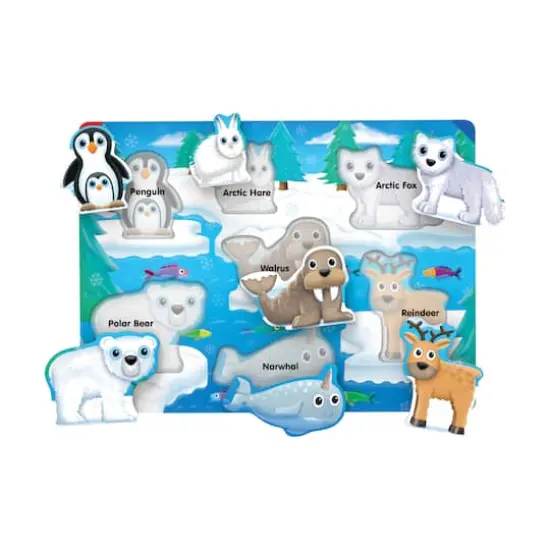 My First Lift & Learn Puzzle - Artic: 7 Pcs {3}