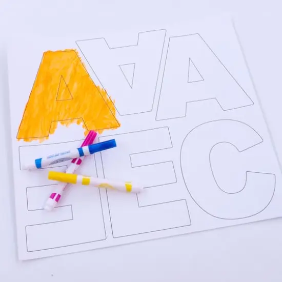 Large White Block Alphabet Stickers by Recollections&trade; {4}