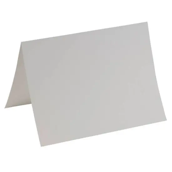 JAM Paper A7 Strathmore Bright White Wove Panel Fold Over Cards {1}