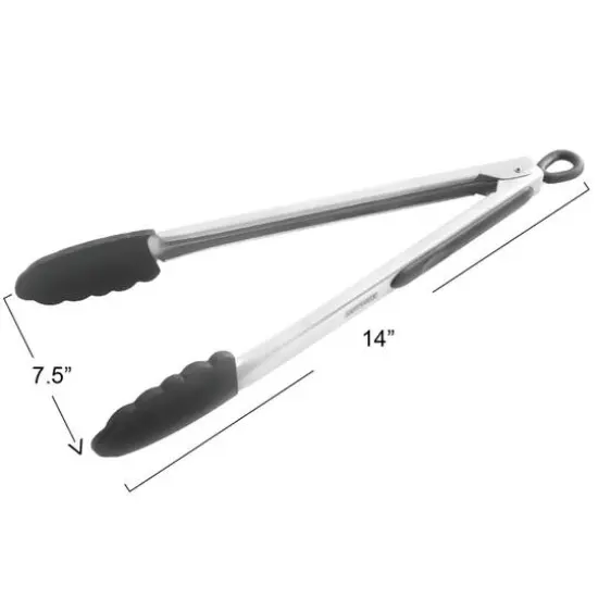 Household Essentials Leifheit Proline Kitchen Tongs with Silicone Tips {4}