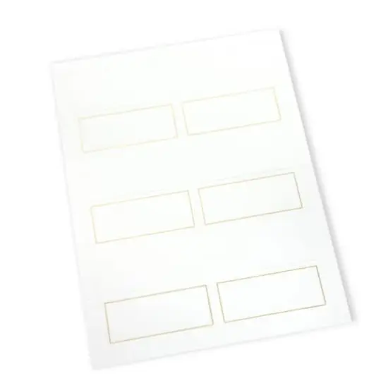 Gold Border Place Cards by Recollections&trade;, 48ct. {3}