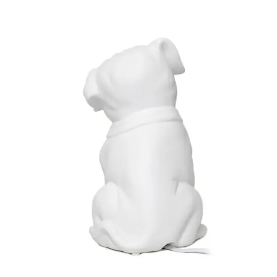 Simple Designs Porcelain Puppy Dog Shaped Table Lamp {7}