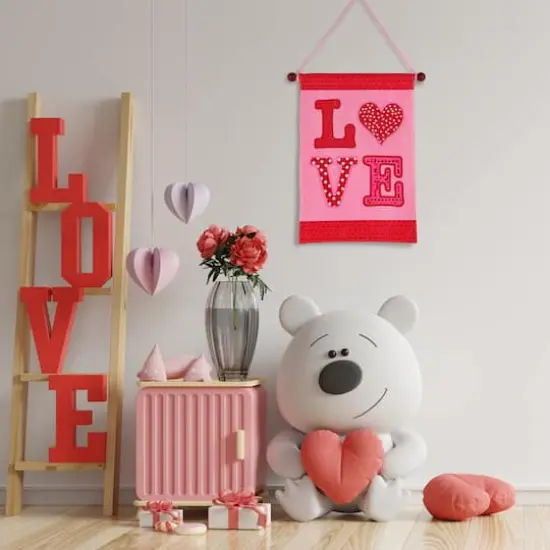 18.5" LOVE Valentine's Day Banner {3}