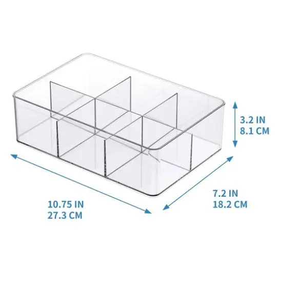 6-Slot Storage Organizer Bin by Simply Tidy&trade; {7}