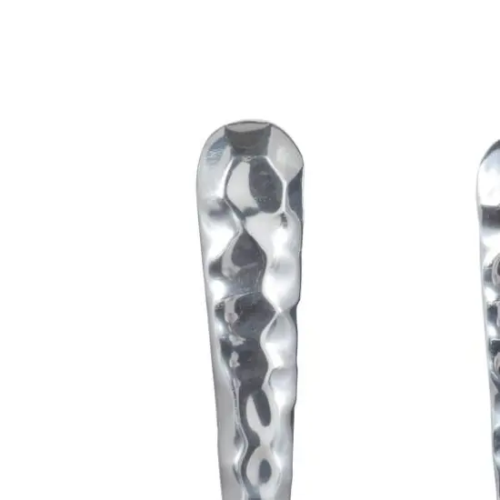 Silver Aluminum Utensils Wall Decor Set {5}